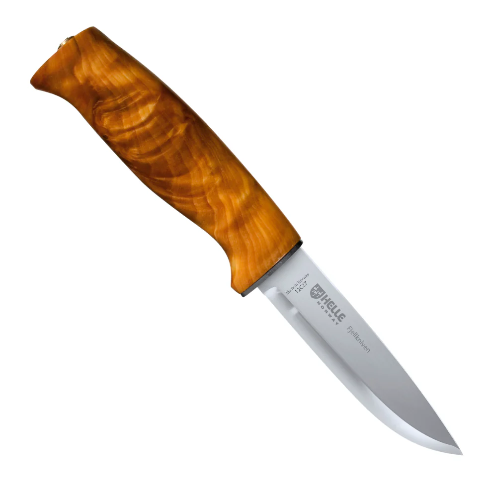 Helle Fjellkniven Outdoor Knife with Leather Sheath