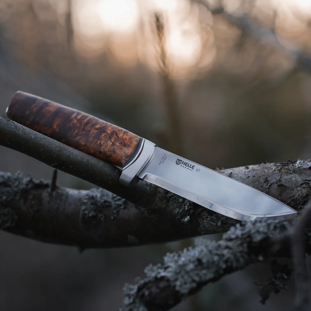 Helle GT 14C28N Outdoor Knife with Leather Sheath - Image 4