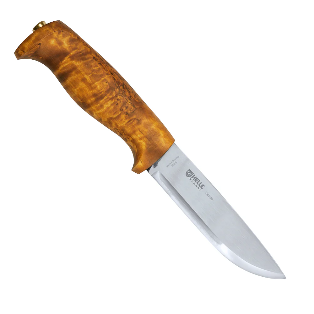 Helle Guape Outdoor Knife with Leather Sheath