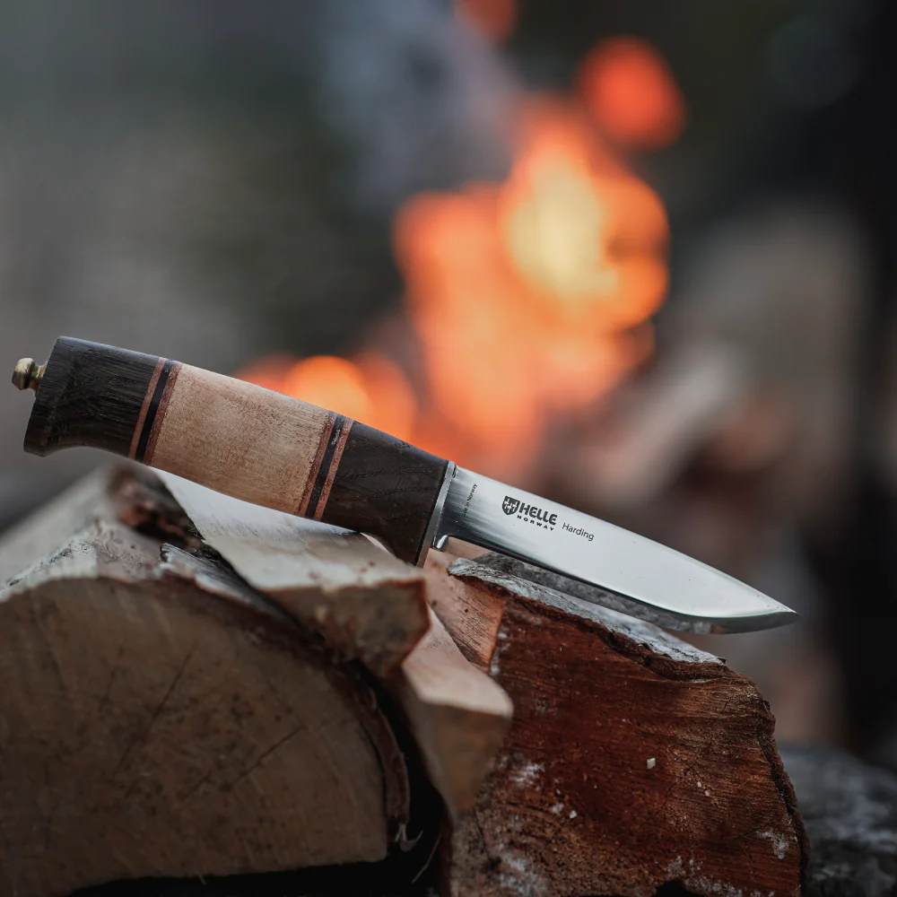 Helle Harding Outdoor Knife with Leather Sheath - Image 3