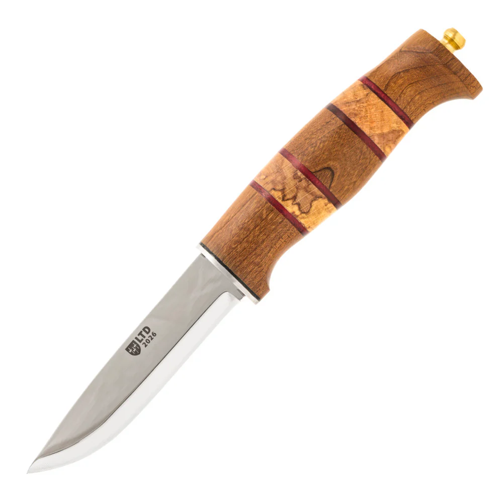 Helle Harding Rubin 2026 Limited Edition Outdoor Knife with Leather Sheath