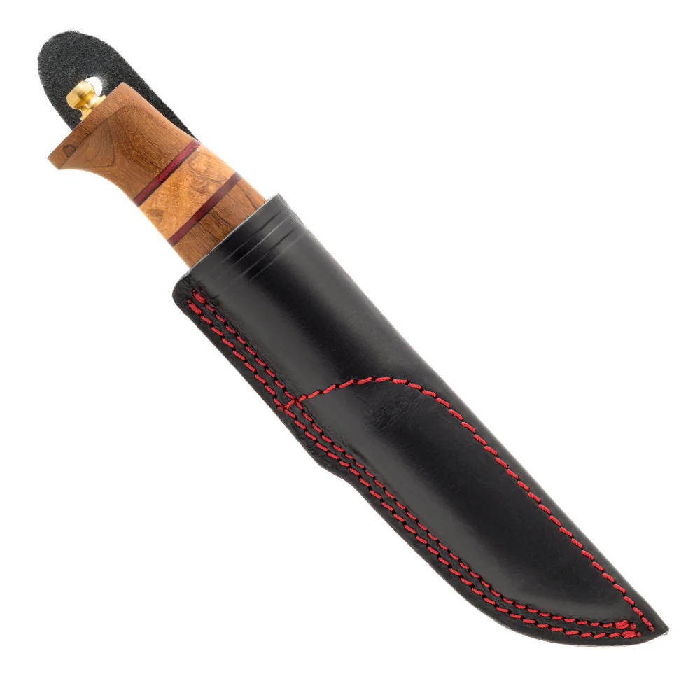 Helle Harding Rubin 2026 Limited Edition Outdoor Knife with Leather Sheath - Image 2