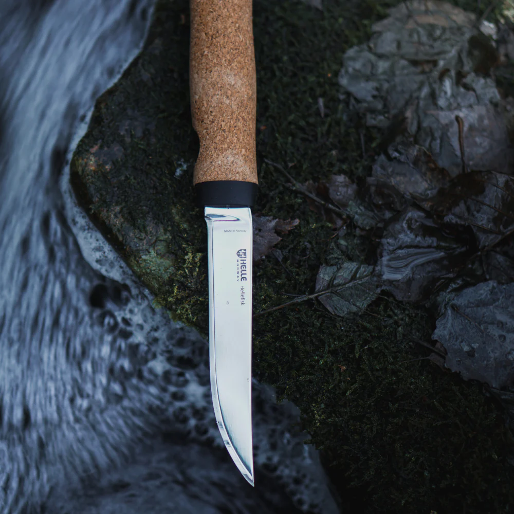 Helle Hellefisk Fish Knife with Leather Sheath - Image 3