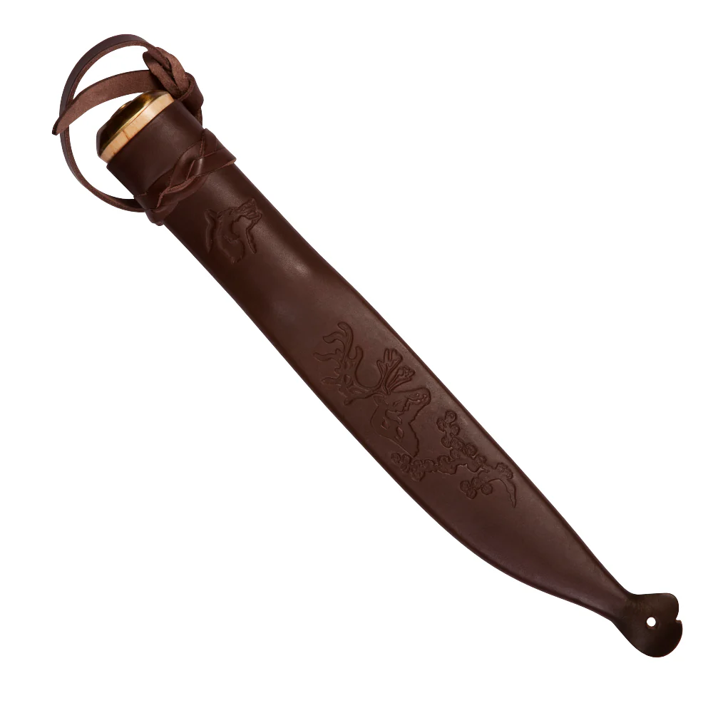 Helle Lappland Outdoor Knife with Leather Sheath - Image 2