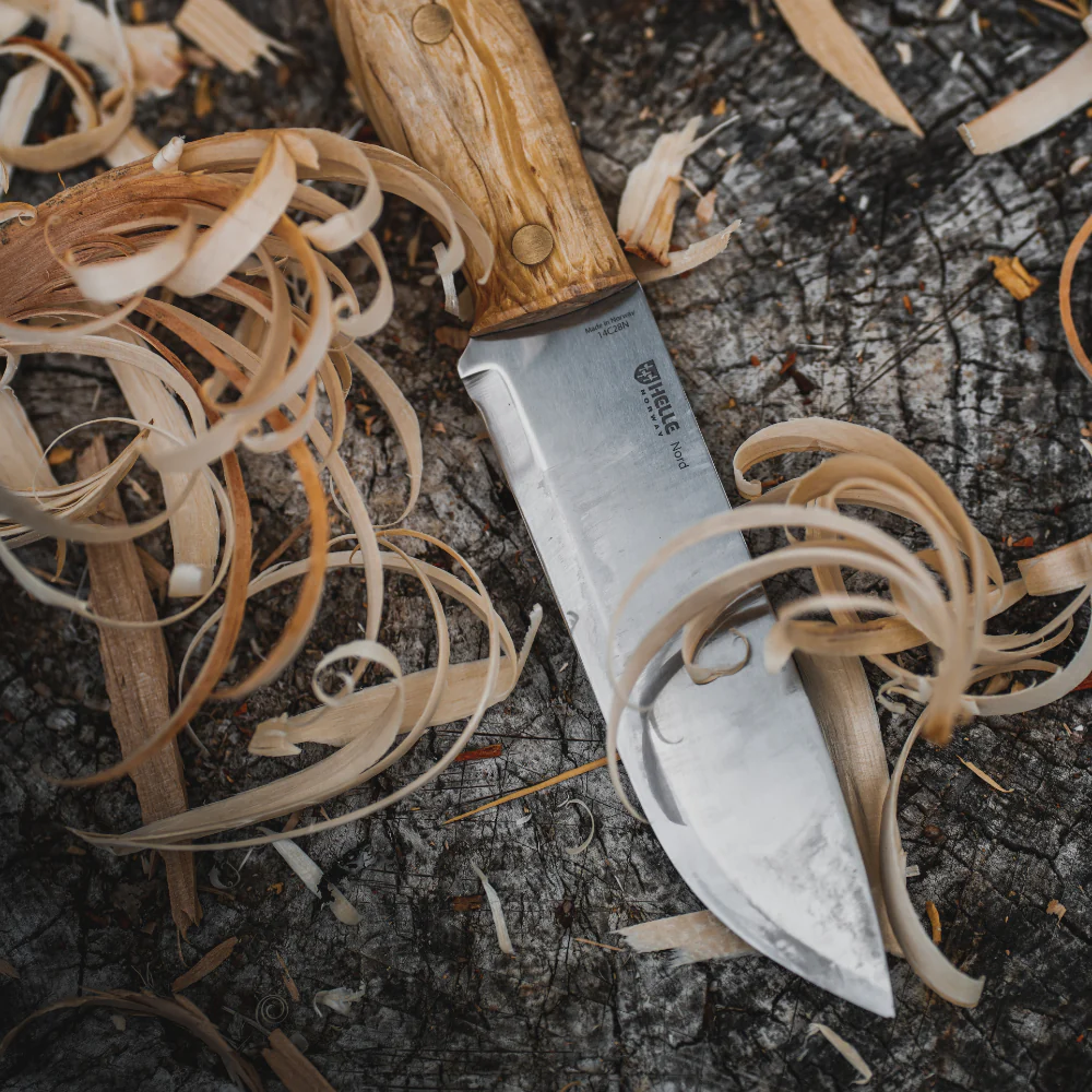 Helle Nord Large Outdoor Knife with Leather Sheath - Image 6