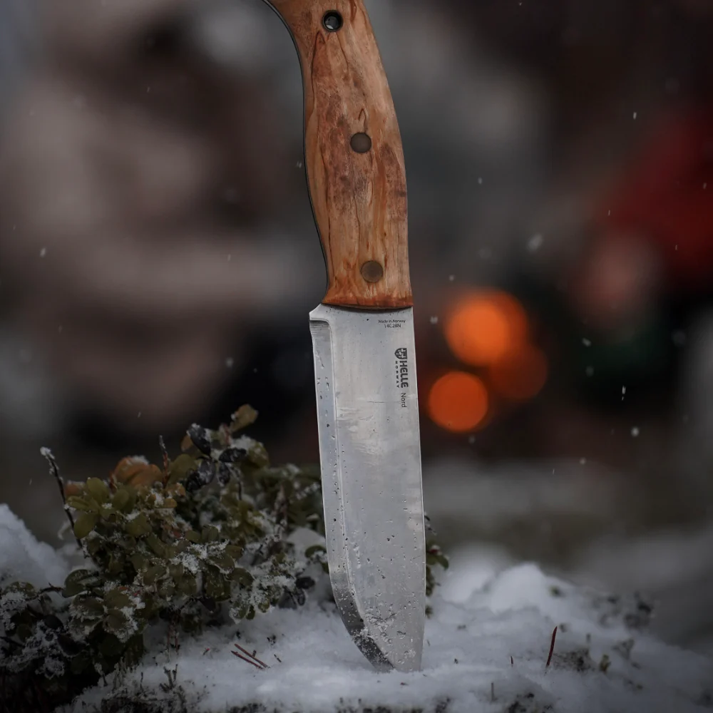 Helle Nord Large Outdoor Knife with Leather Sheath - Image 7