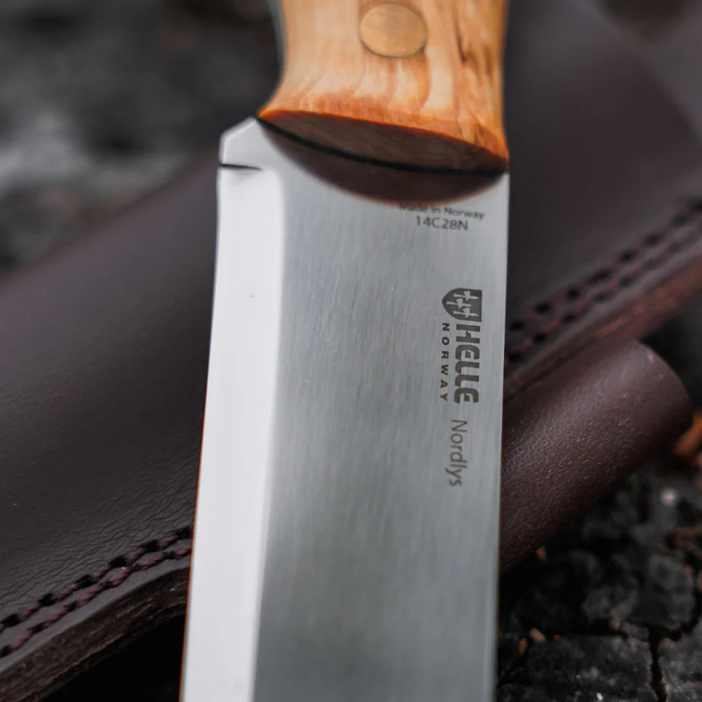 Helle Nordlys Outdoor Knife with Leather Sheath - Image 3