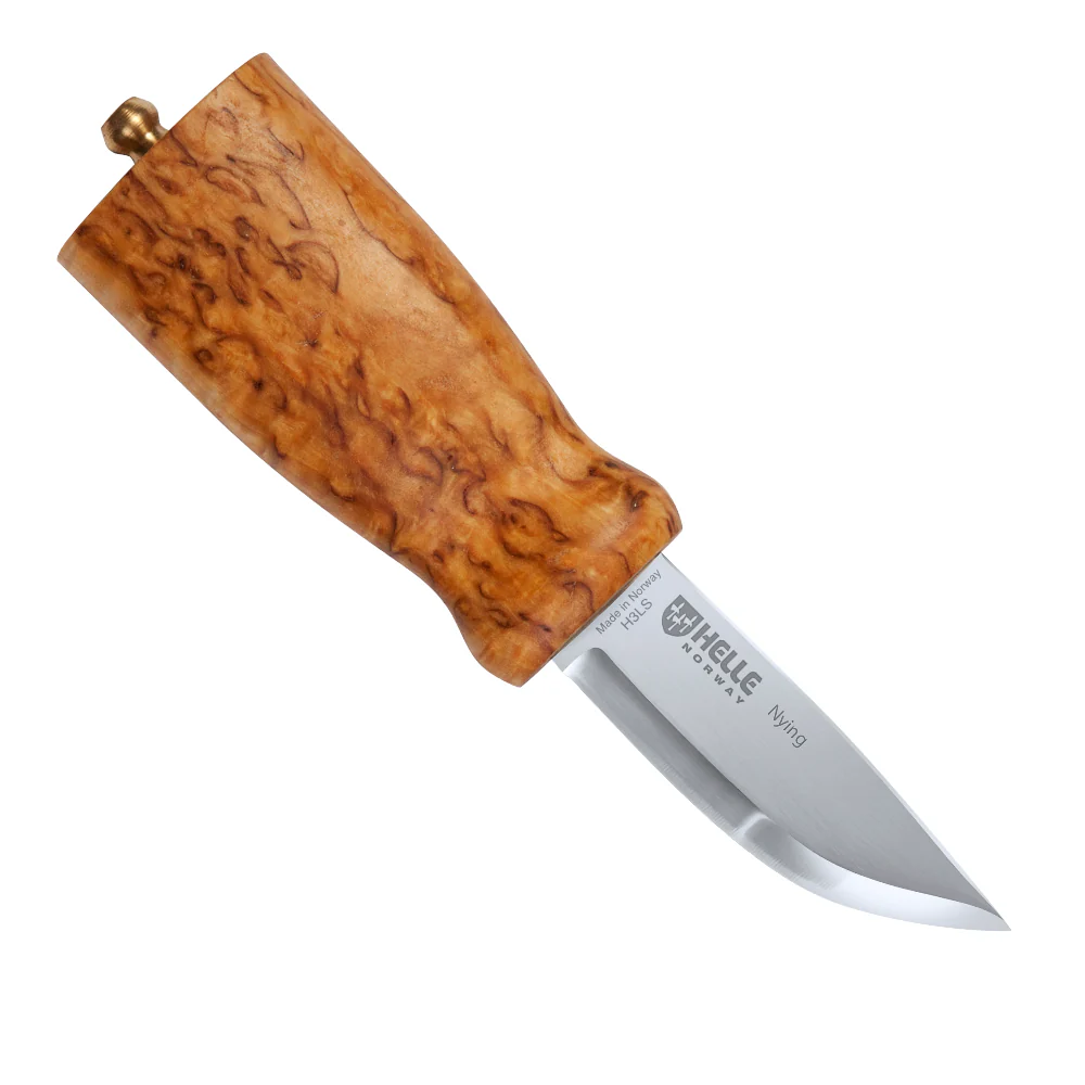 Helle Nying Outdoor Knife with Leather Sheath