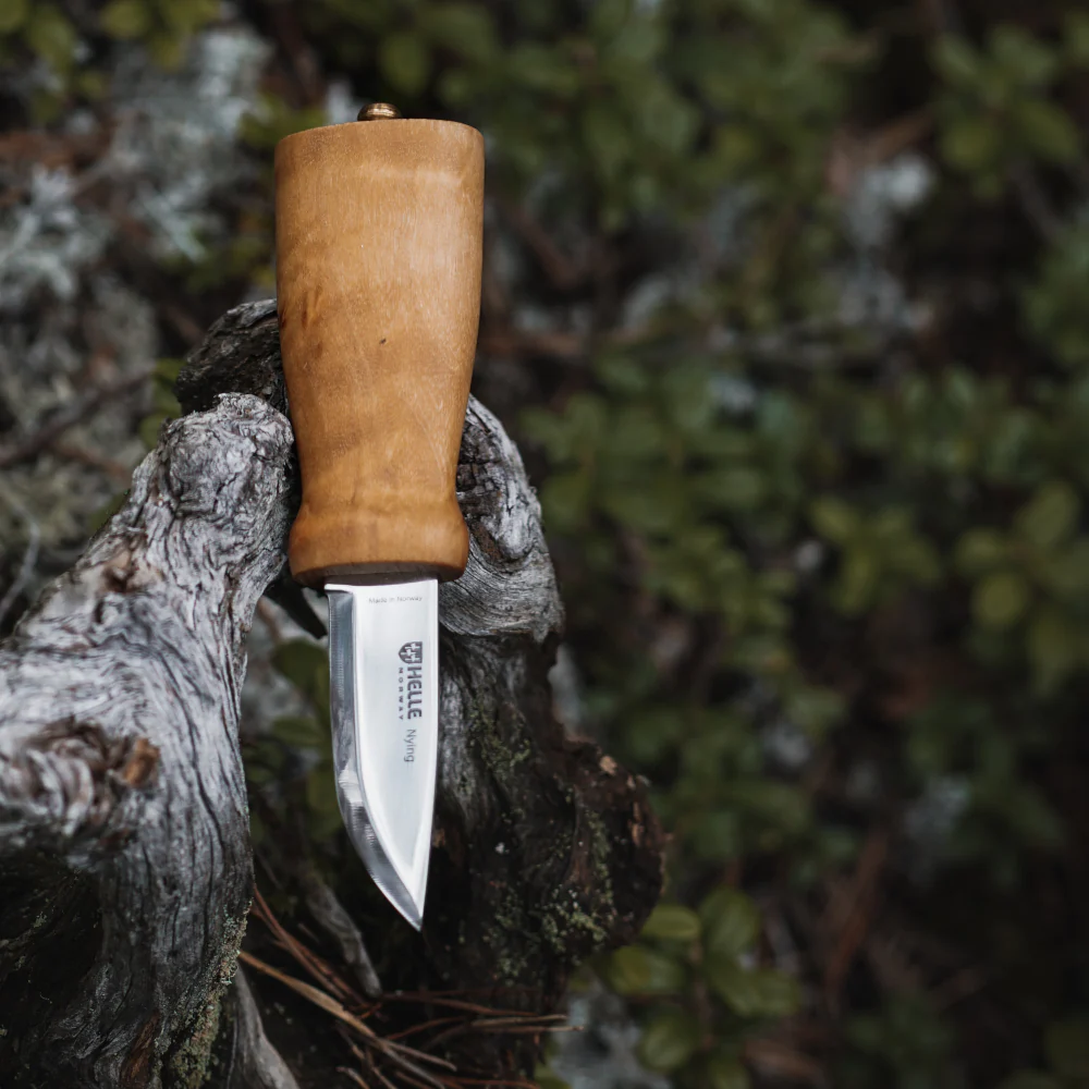 Helle Nying Outdoor Knife with Leather Sheath - Image 4