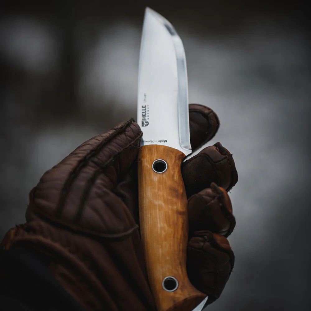 Helle Utvaer Outdoor Knife with Leather Sheath - Image 4