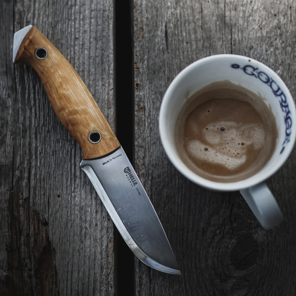 Helle Utvaer Outdoor Knife with Leather Sheath - Image 5