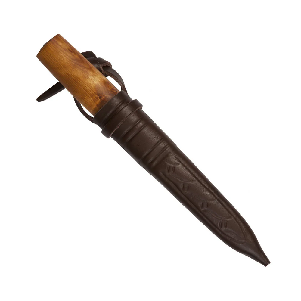 Helle Viking Carbon Steel Knife with Leather Sheath - Image 2