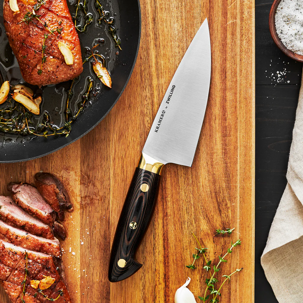 Kramer 6" Carbon Steel 2.0 Chef's Knife by Zwilling - Image 4