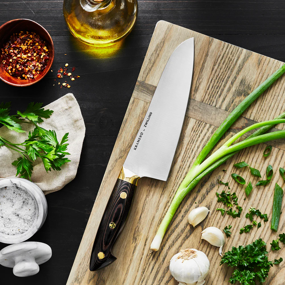 Kramer 7" Carbon Steel 2.0 Santoku Knife by Zwilling - Image 4