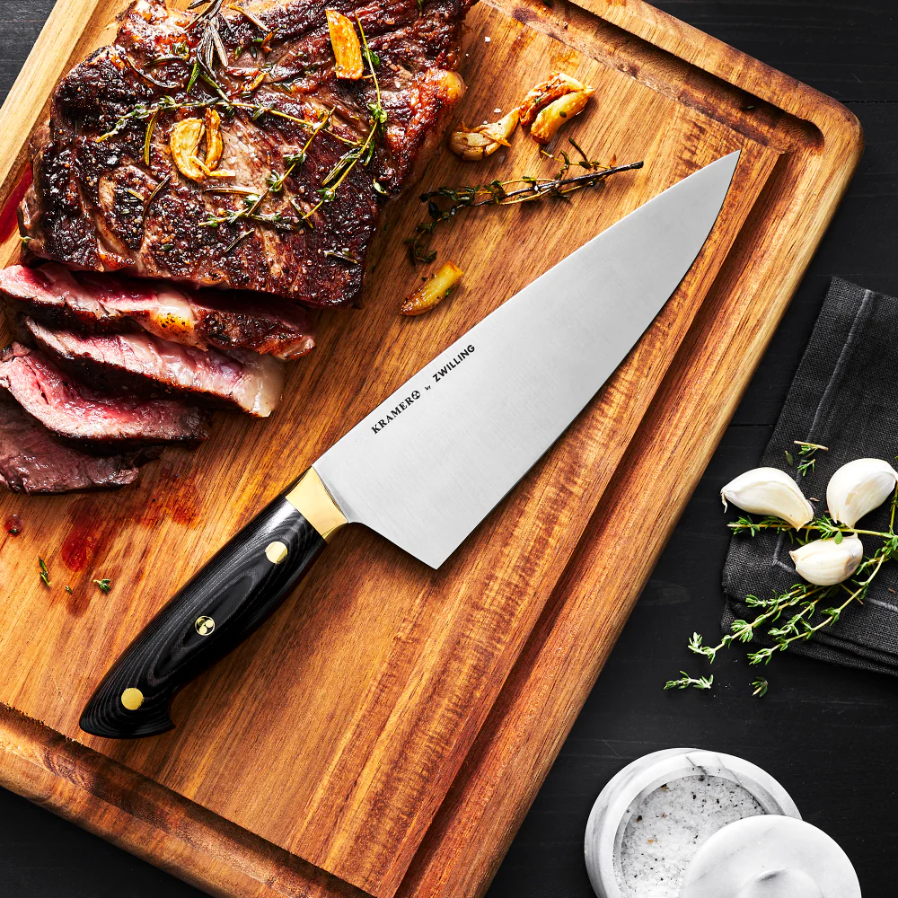 Kramer 8" Carbon Steel 2.0 Chef's Knife by Zwilling - Image 4