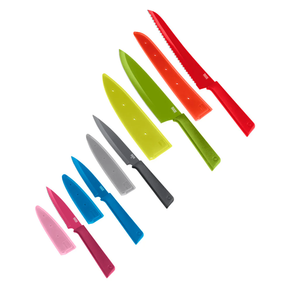 Kuhn Rikon Colori+ 5-Piece Everyday Knife Set