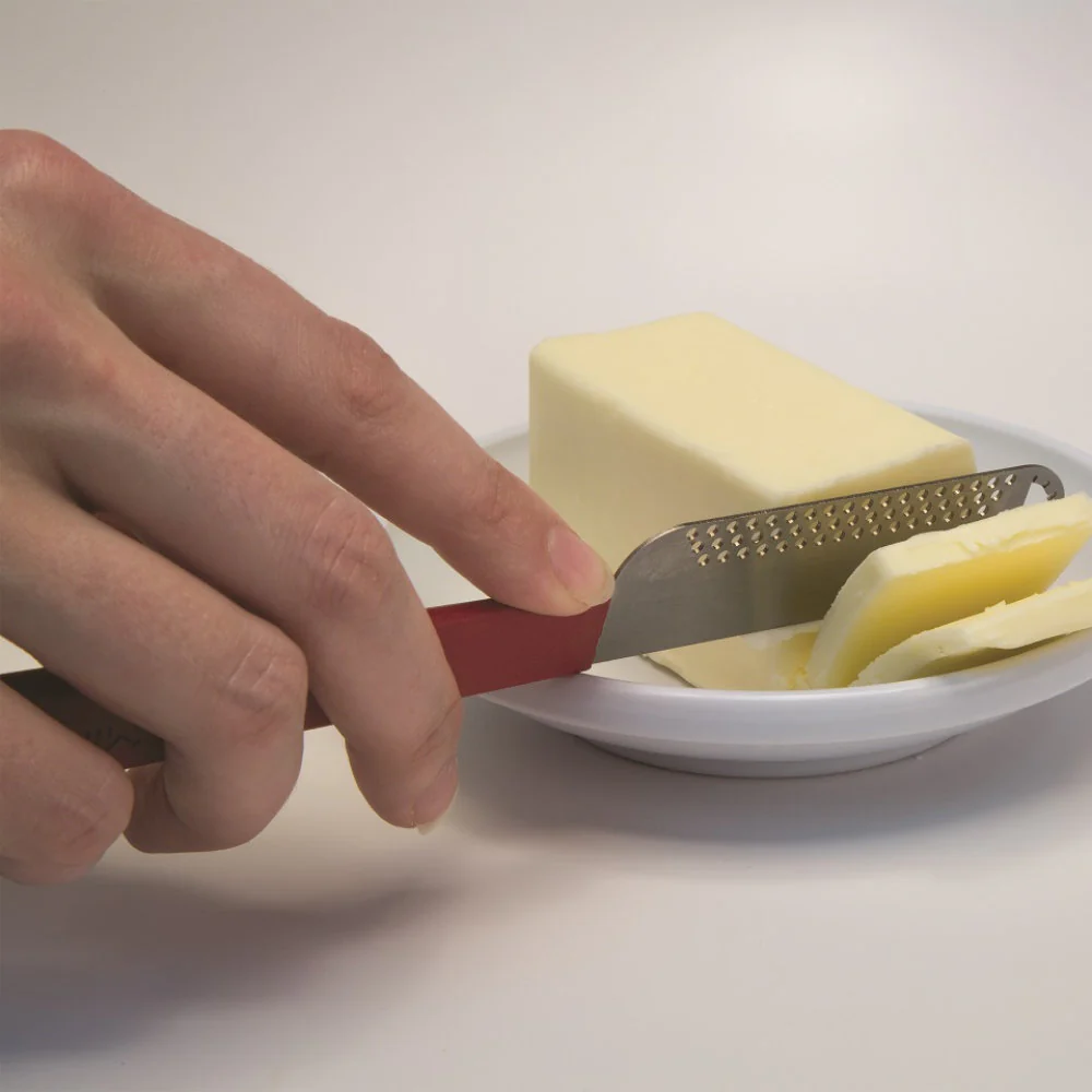 Microplane 3-in-1 Butter Blade, Red - Image 3