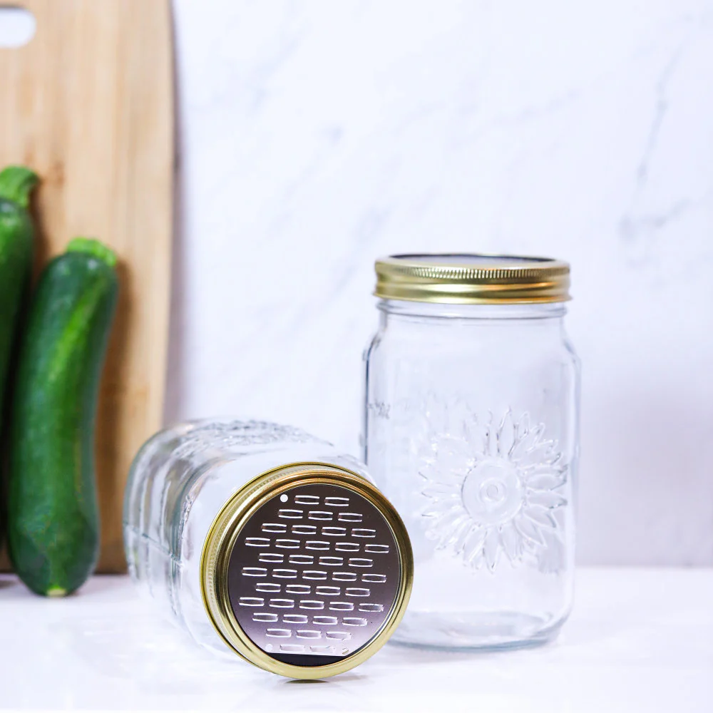 Microplane Jar Lid Etched 2-Piece Grater Set - Image 5