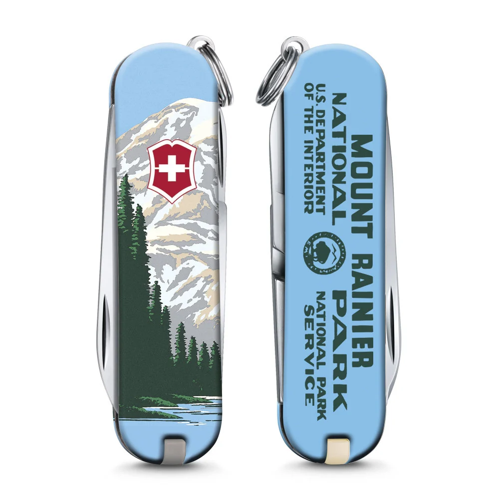 Victorinox Mount Rainier National Park Poster Art Classic SD Swiss Army Knife - Image 2