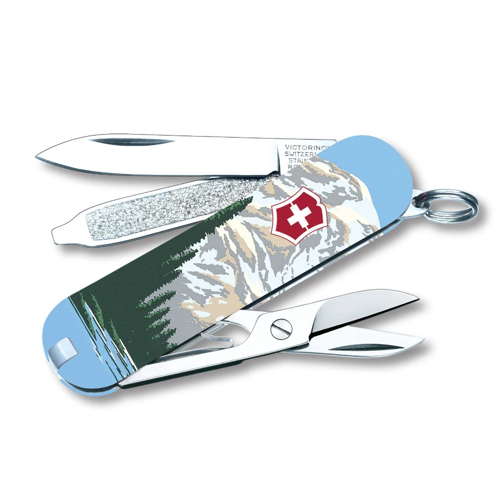 Victorinox Mount Rainier National Park Poster Art Classic SD Swiss Army Knife - Image 3