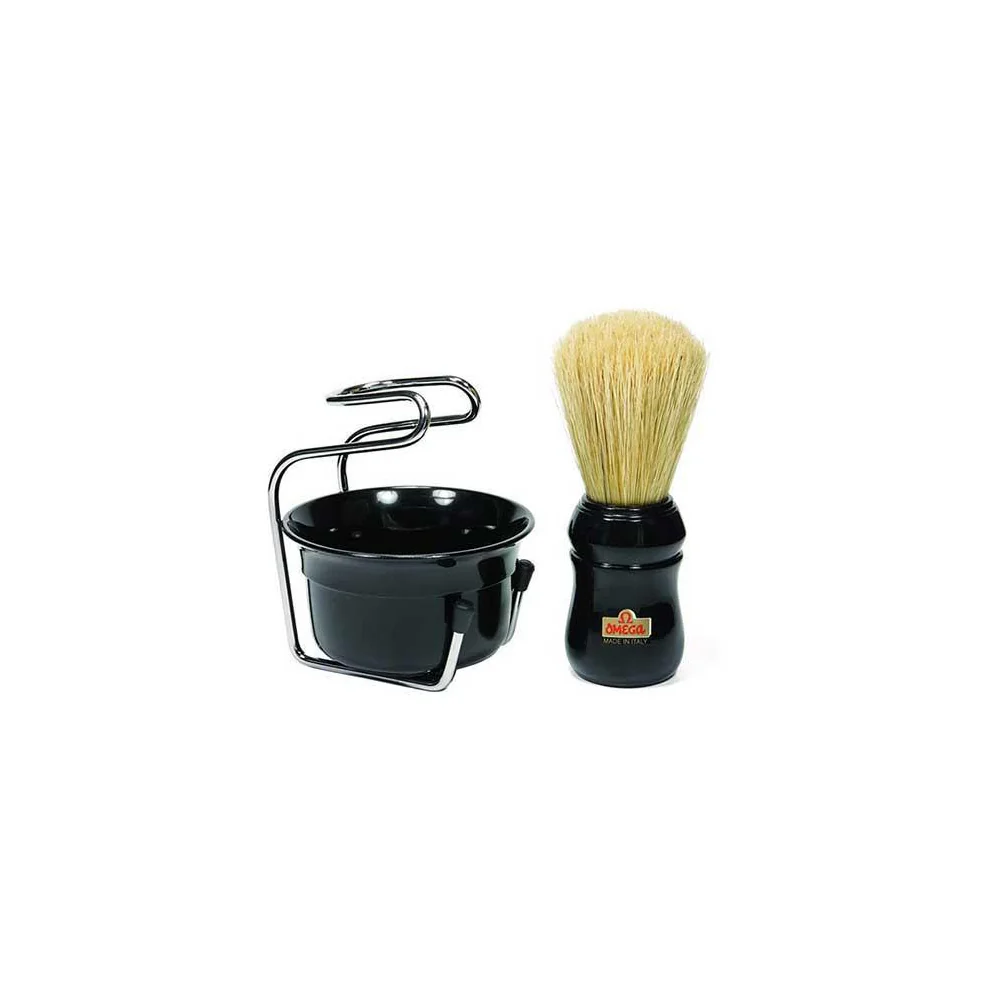 Omega Professional Brush Stand and Bowl Set