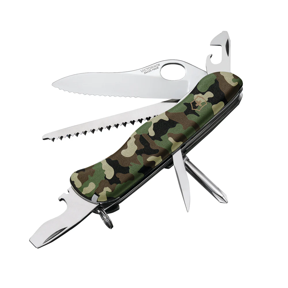 Victorinox One-Hand Trailfinder Camouflage Lockblade Swiss Army Knife