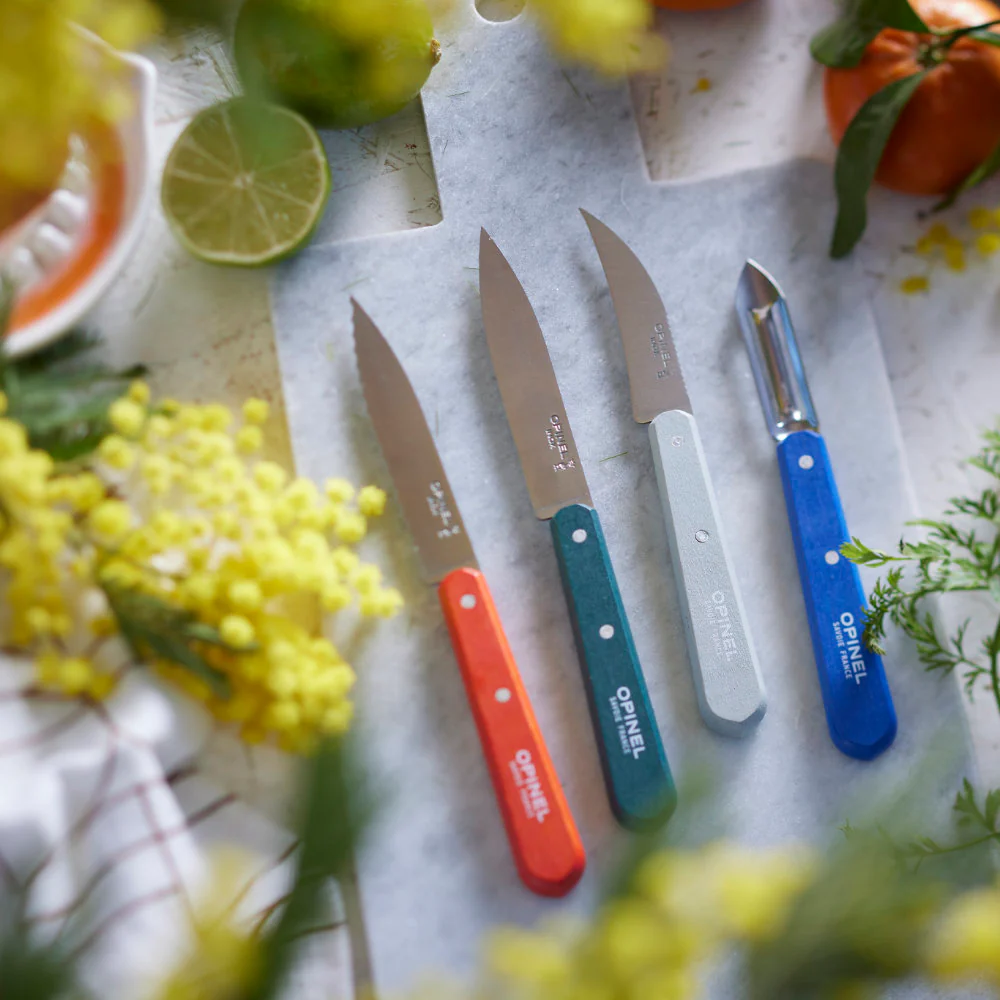 Opinel Essential Small Kitchen Knife 4-Piece Set - Image 6