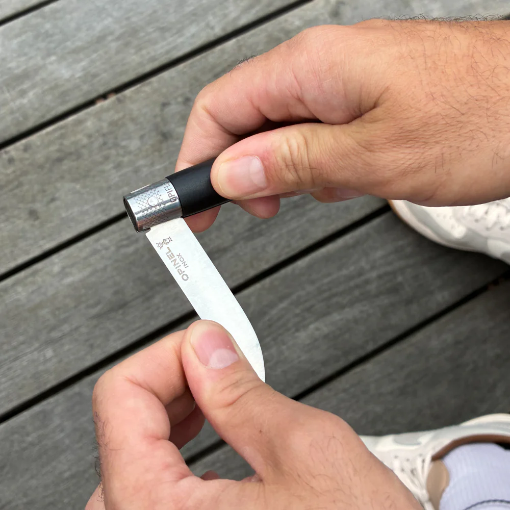 Opinel neo6 Everyday Carry Folding Knife with Ebony Handle - Image 4