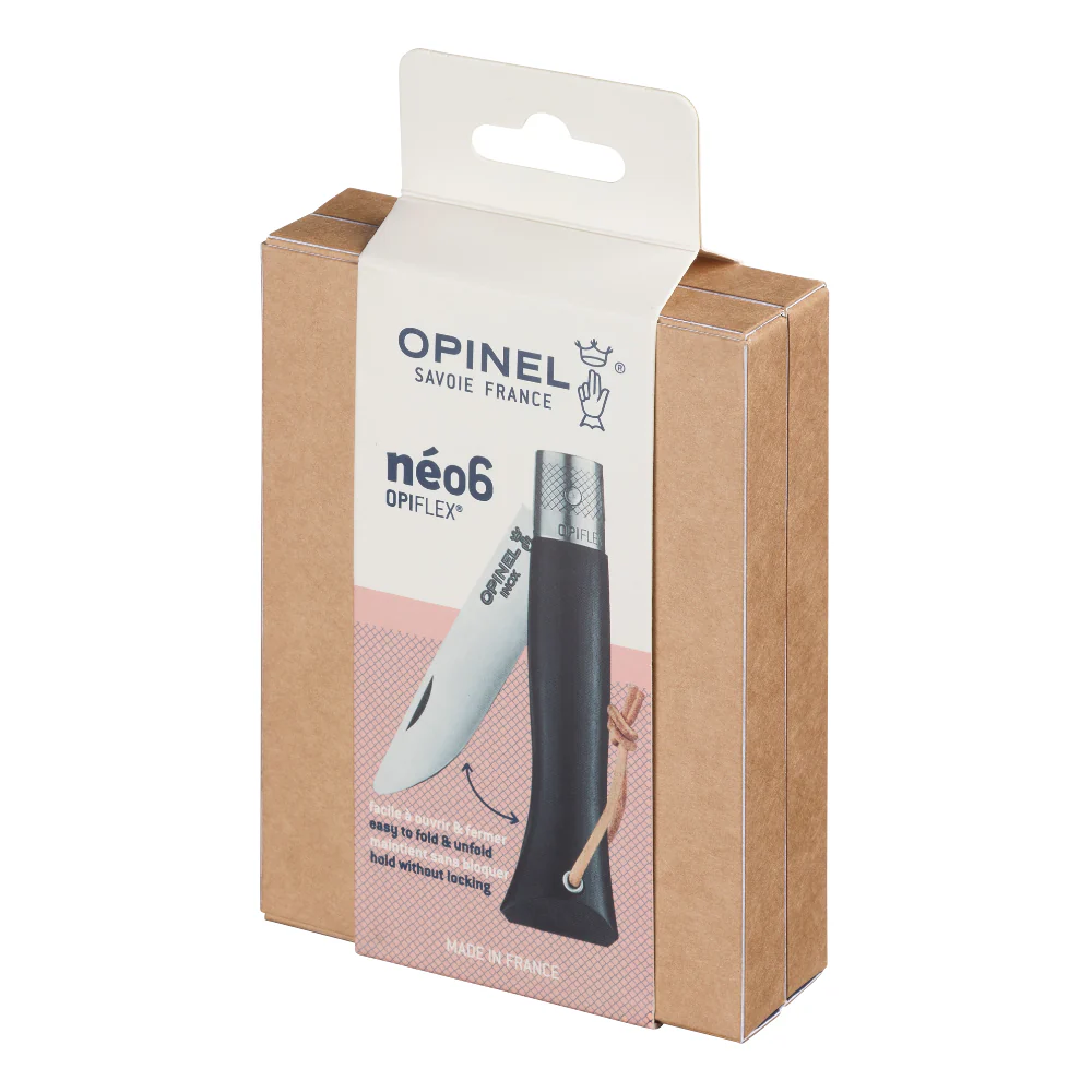 Opinel neo6 Everyday Carry Folding Knife with Ebony Handle - Image 8