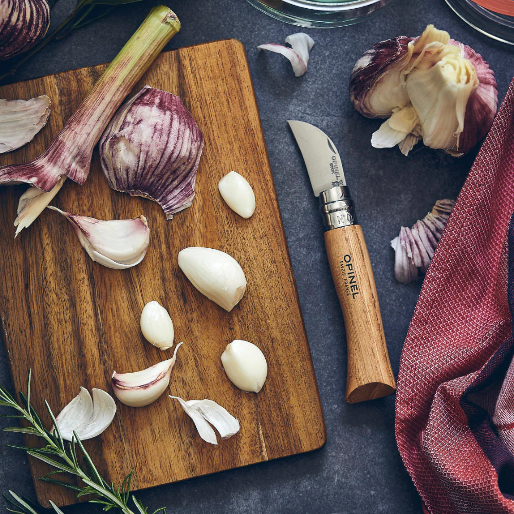 Opinel No.07 Garlic and Chestnut Stainless Steel Folding Knife - Image 6