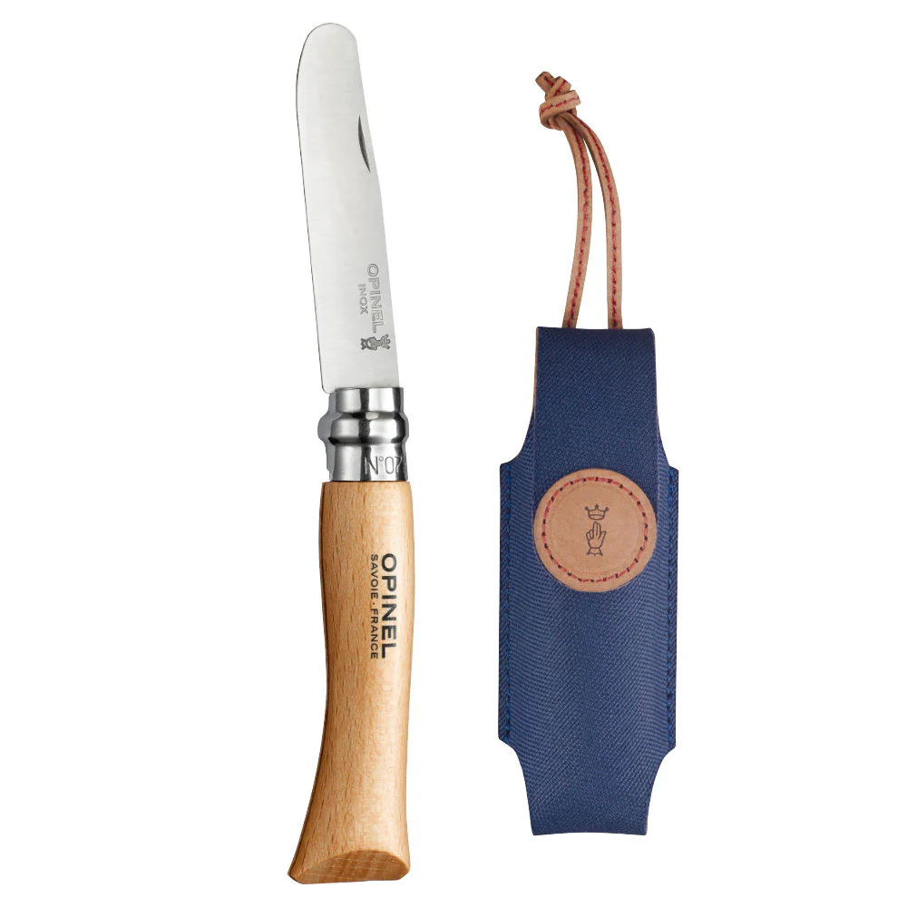 Opinel No.07 My First Opinel Folding Knife and Sheath Set