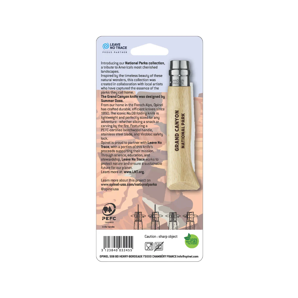Opinel No.08 Grand Canyon National Park Folding Knife - Image 4