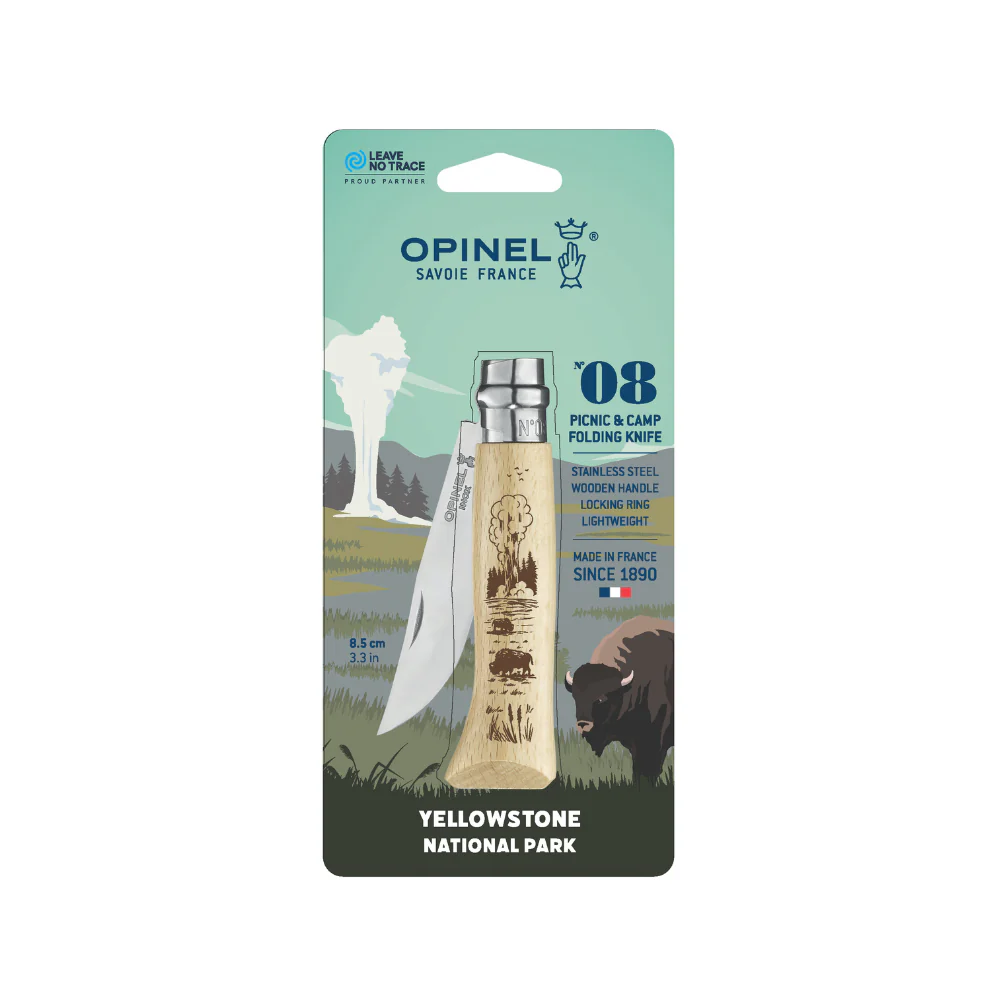Opinel No.08 Yellowstone National Park Folding Knife - Image 3