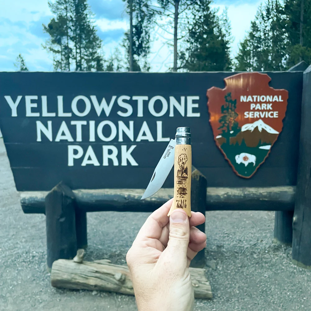 Opinel No.08 Yellowstone National Park Folding Knife - Image 4