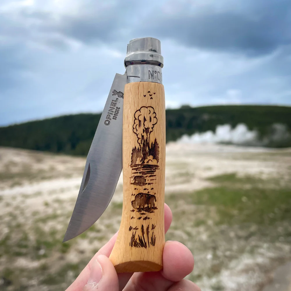 Opinel No.08 Yellowstone National Park Folding Knife - Image 5