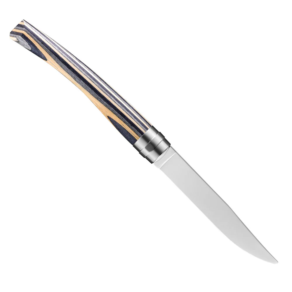 Opinel Table Chic Laminated Birch Steak Knife 4-Piece Set - Image 4