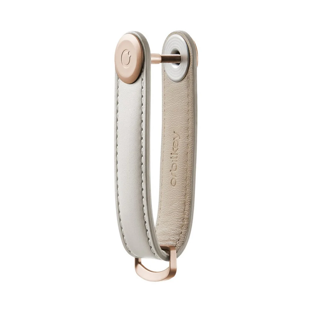 Orbitkey 2.0 Rose Gold Leather Keychain - Image 3