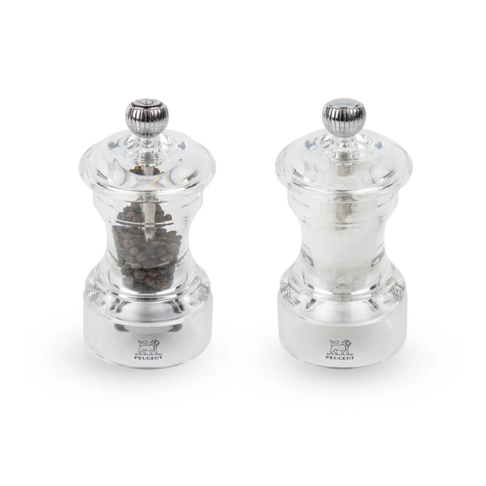 Peugeot Bistro 4" Acrylic Salt and Pepper Mill Set