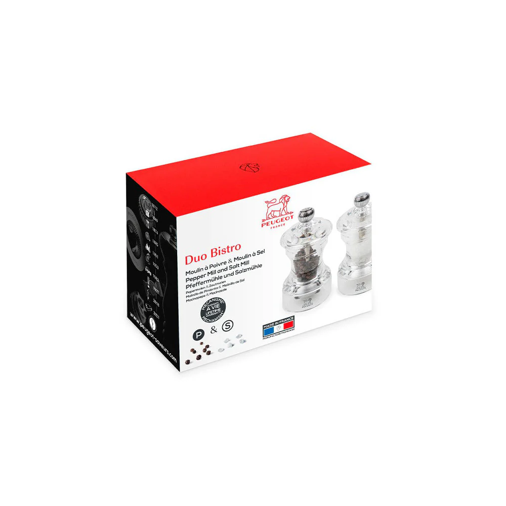 Peugeot Bistro 4" Acrylic Salt and Pepper Mill Set - Image 5