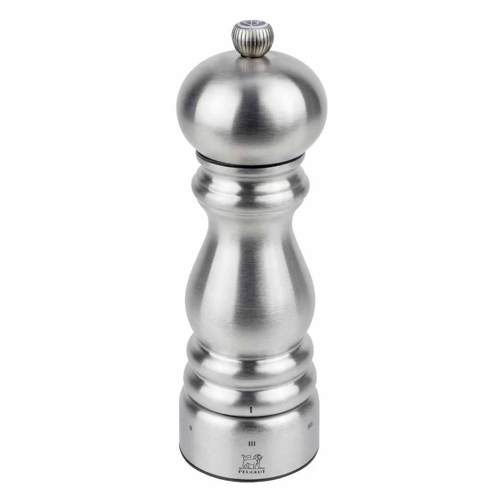 Peugeot Paris Chef Zirlion 7" u'Select Stainless Steel Salt Mill