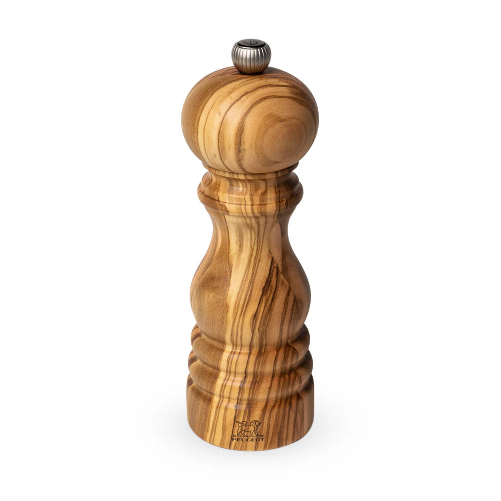 Peugeot Paris Olive Wood 7" Classic Pepper Mill