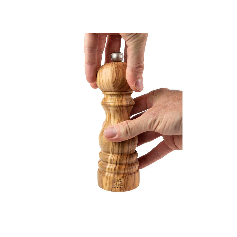 Peugeot Paris Olive Wood 7" Classic Salt Mill - Image 3