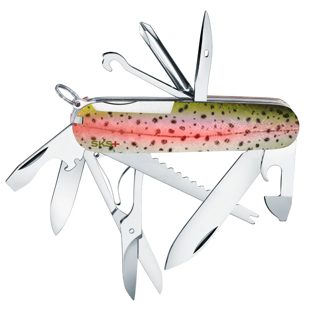 Victorinox Rainbow Trout Fisherman Designer Swiss Army Knife - Image 2