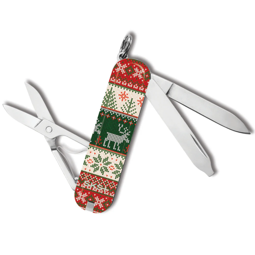 Victorinox Reindeer Christmas Sweater Classic SD Designer Swiss Army Knife - Image 2