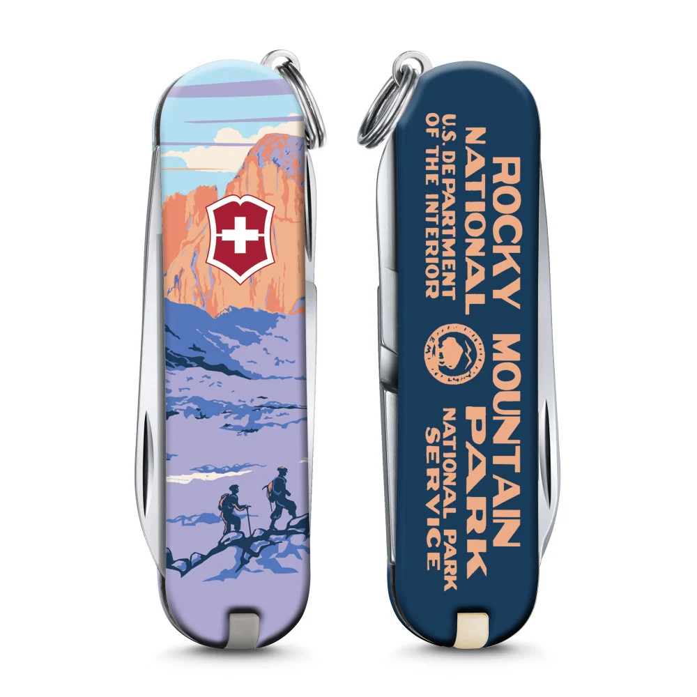 Victorinox Rocky Mountains National Park Poster Art Classic SD Swiss Army Knife - Image 2