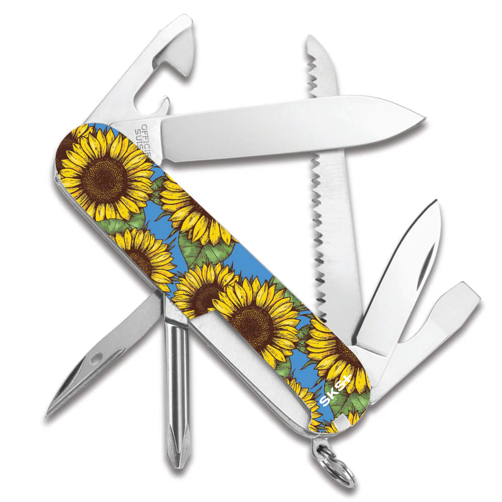 Victorinox Sunflowers Hiker Designer Swiss Army Knife - Image 2