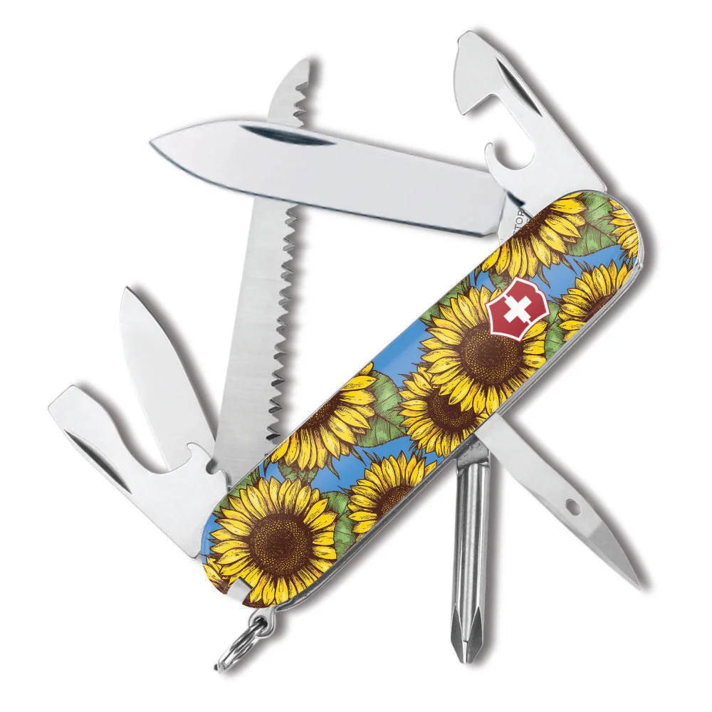 Victorinox Sunflowers Hiker Designer Swiss Army Knife - Image 3