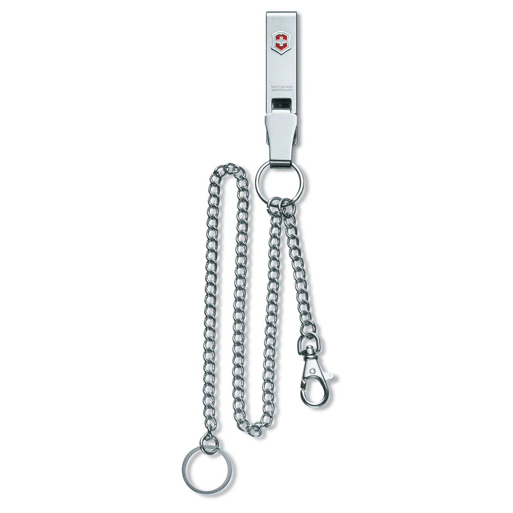 Victorinox Swiss Army Knife Belt Hanger Key Fob with Chains