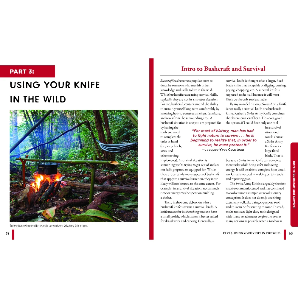 Swiss Army Knife Camping & Outdoor Survival Guide Book - Image 5