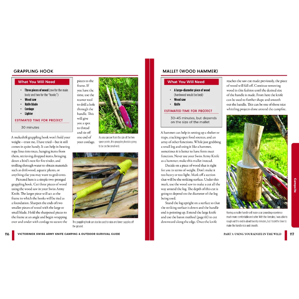 Swiss Army Knife Camping & Outdoor Survival Guide Book - Image 7